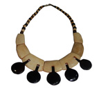 bone beads necklaces, hand carved bone necklace, bone charm, handmade bone necklaces